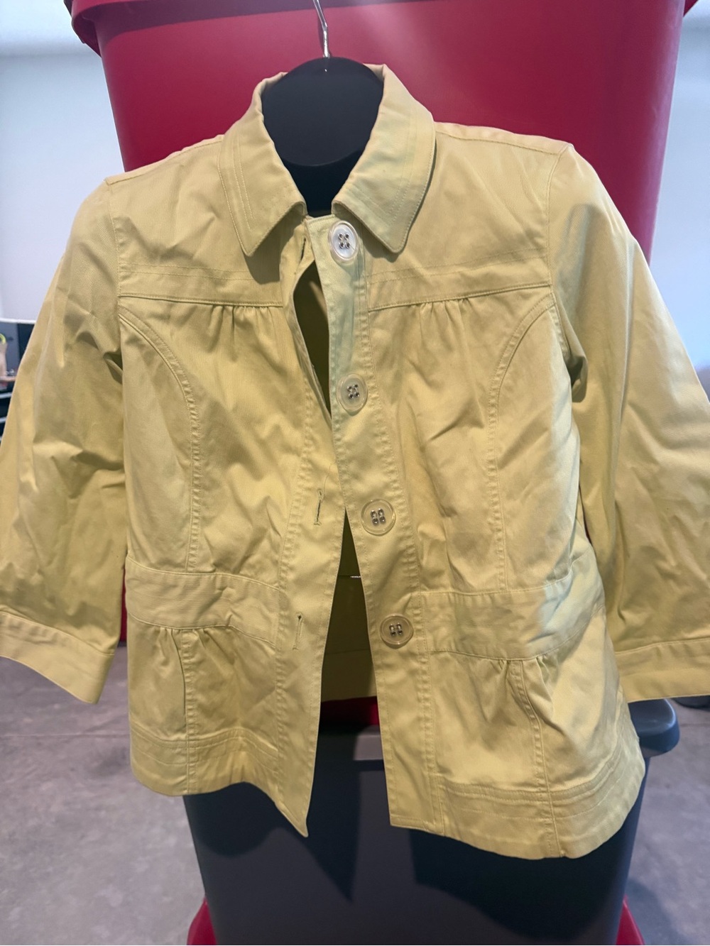 Christopher & Banks Light Yellow  Jacket m50